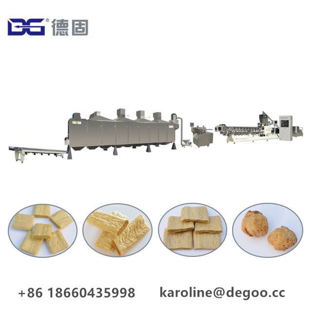 vegetable texture fiber soya chunk HMMA soy meat food machine production line