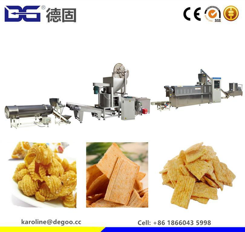 bugle Sticks wave chips fried non-puffy snacks food machine