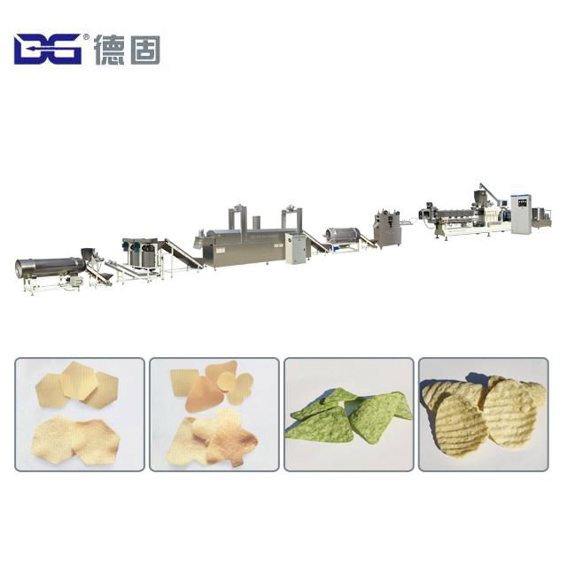 Tortilla chips doritos corn chips snacks food production line