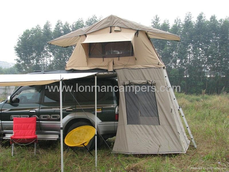 Car top pop up tent