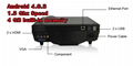 Full HD Android smart Projector LED  wifi wireless  good quality 2