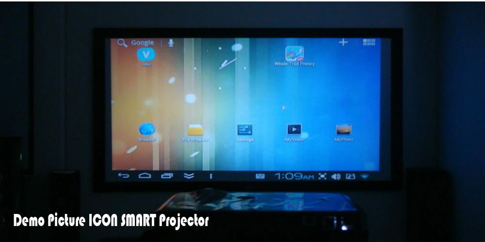 Full HD Android smart Projector LED  wifi wireless  good quality 4