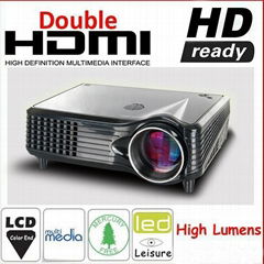 Good quality video Projector LED full HD HDMI1.4 TV tuner for home cinema