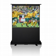 Projection screen Matt White 100 inch Portable Pull Up Manual projector screens