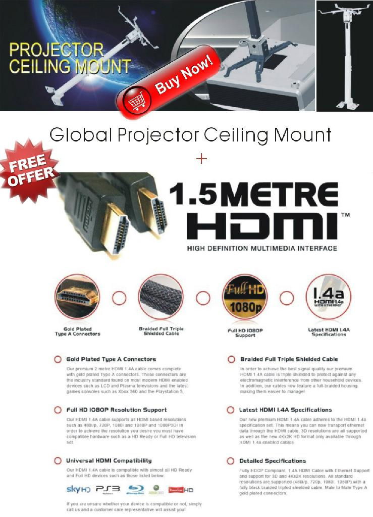 Good quality video Projector LED full HD HDMI1.4 TV tuner for home cinema 5