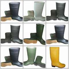 Half Boot Waterproof PVC safety Rain Boots