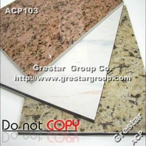 Granite aluminium composite panel