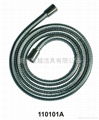 silver-shiny hose Plastic Tube Double lock Shower Hose Metal hose ACS,REACH Tube