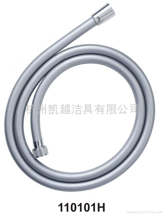 silver-shiny hose Plastic Tube Double lock Shower Hose Metal hose ACS,REACH Tube