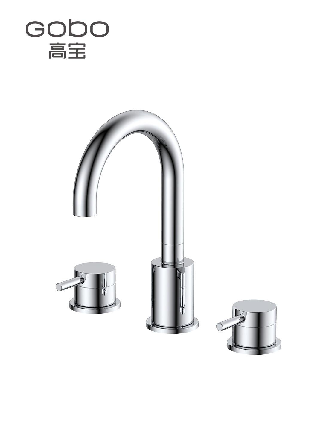 two handle basin faucet 