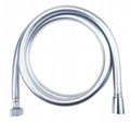 Silver Shiny Hose Plastic Tube Double lock Shower Hose Metal hose ACS,REACH Tube 2