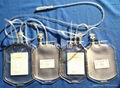 Quadruple CPD/SAGM Blood Bag with Platelet Storage Bag