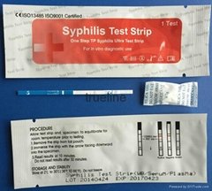 One step rapid diagnostic rapid syphilis strip testing kits