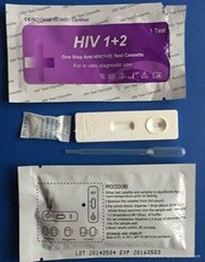 rapid HIV 1+2 test casstte