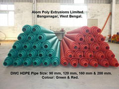 DWC HDPE Pipes