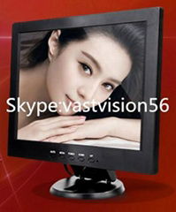 12-inch 4 or 5 wire resistive touch POS display with 1024x768 pixels