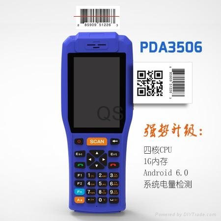 工廠供6.0PDA 4核 800萬像素 手持智能PDA 1G8G QS3506 一件代發 2
