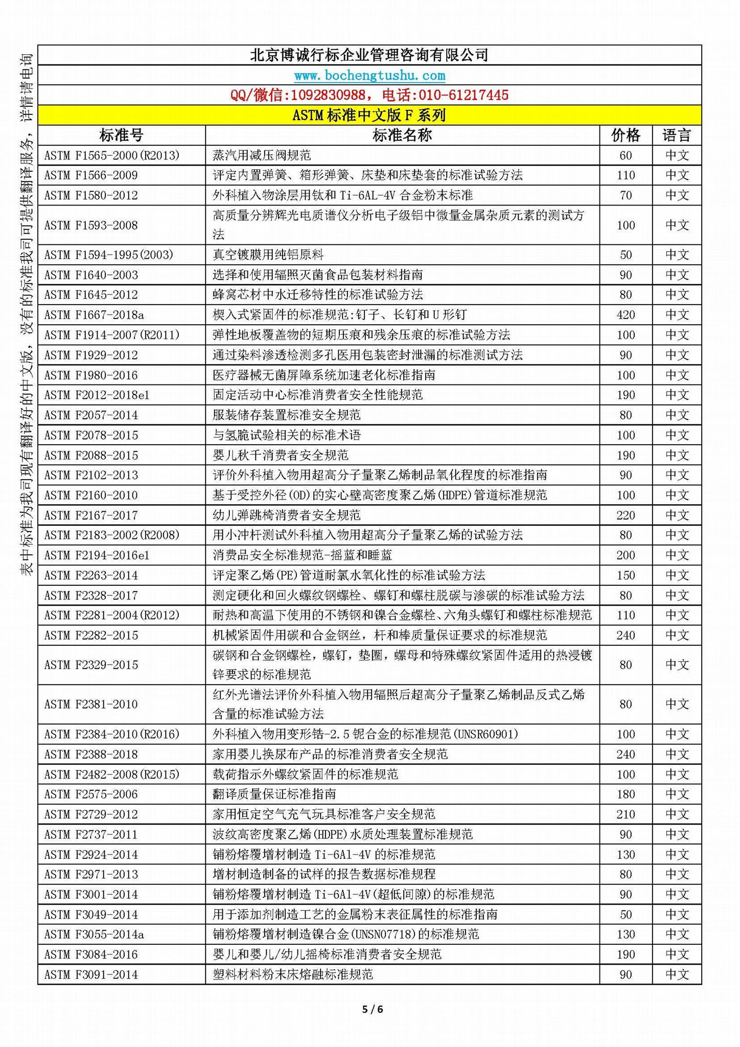 ASTM標準中文版F系列資料 5