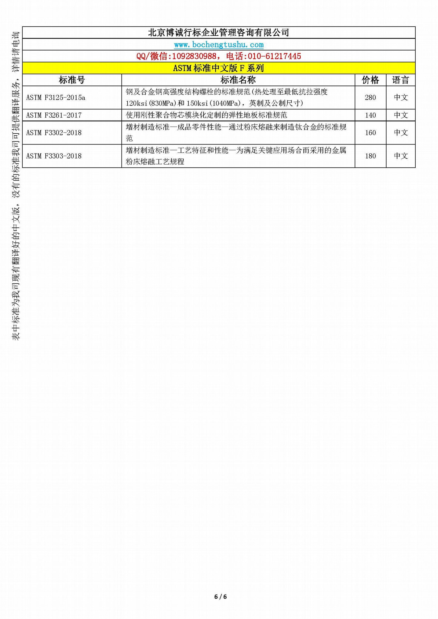 ASTM標準中文版F系列資料