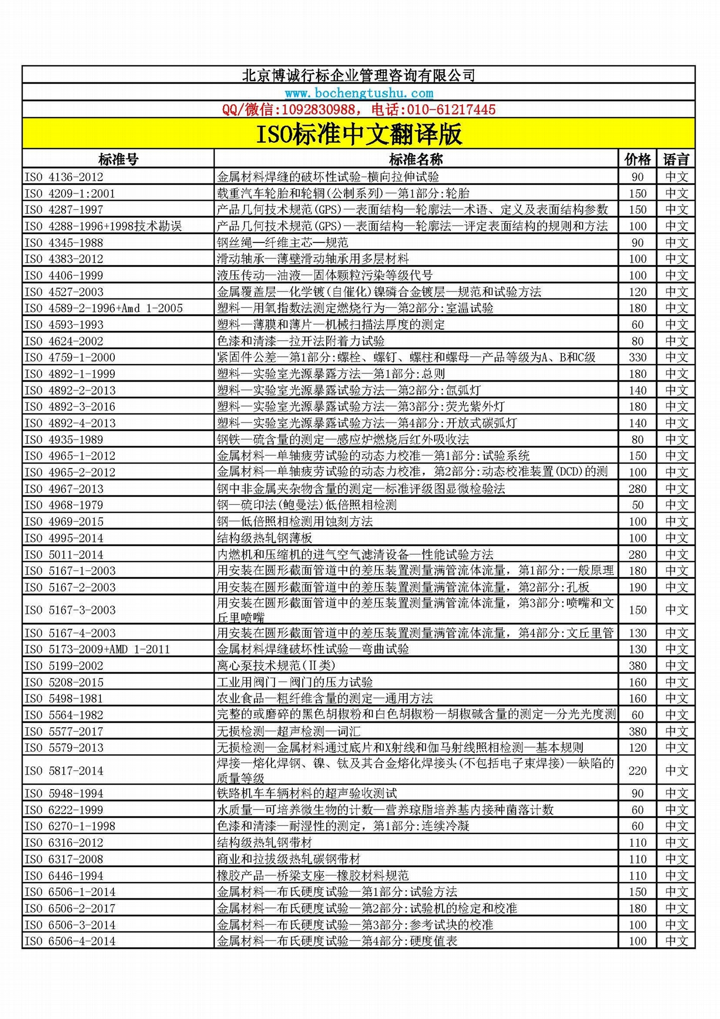 ISO标准中文版资料 2