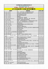 API标准中文版资料