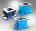 Cast Iron Cube Moulds (L-Shape)