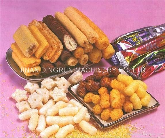 Core filling snacks food extruder plant 2