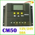 CM50系列太陽能控制器LCD顯示參數可調戶用路燈40A50A 2
