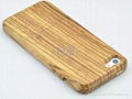 Apple iPhone 6 6S Handmade Genuine Zebra Wood With Button Wooden Case Cover  1