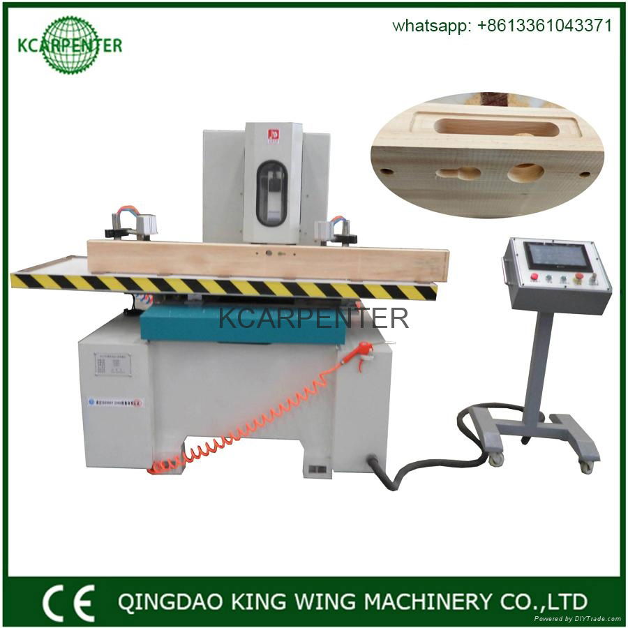 CNC mortiser wooden door hinge key hole lock hole mortising machine