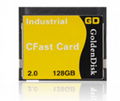 128GB CFAST SSD迷你固態硬盤相機內存卡標準CF尺寸