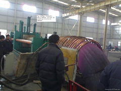 butt weld steel elbow induction heating making machine 