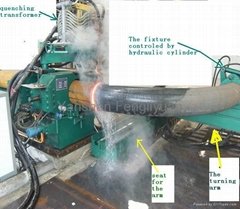 carbon steel pipe bend  hot making press machine