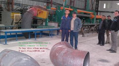 buttwelded steel elbow heat-making machine