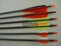 light nock arrows,Arrows for compound bow,OEM Bow Hunting Carbon Arrows 1