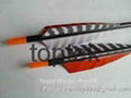 carbon fiber arrows with trukey feather 1