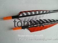 carbon fiber arrows with trukey feather