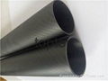 3k twill matte surface carbon fiber tubes