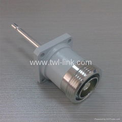 Anti-corrosion 7/16 Female Powder Coating Connector / RF Coaxial Connector