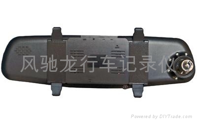 风驰龙双录后视镜式行车记录仪/FCL121 2