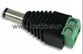 2.1mm DC plug to screw terminal 1