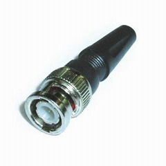 bnc male with boot connector