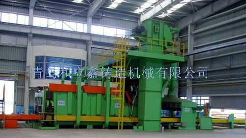 Roller type radiator shot blasting machine 3