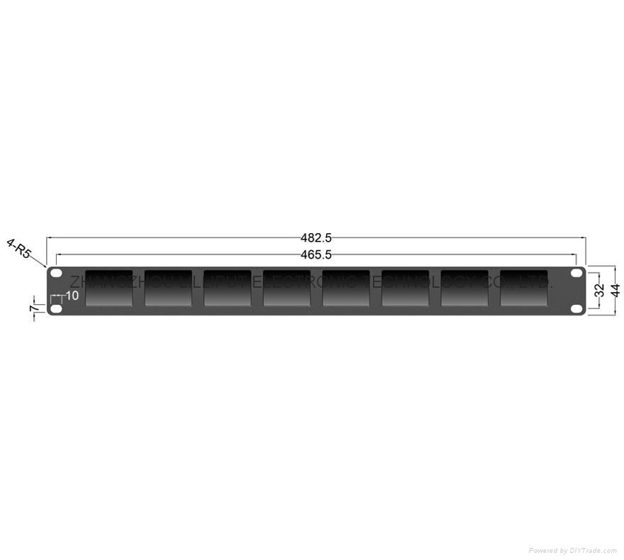 8*2‘’ 1RU Rack Mount Monitor RM-0208/S