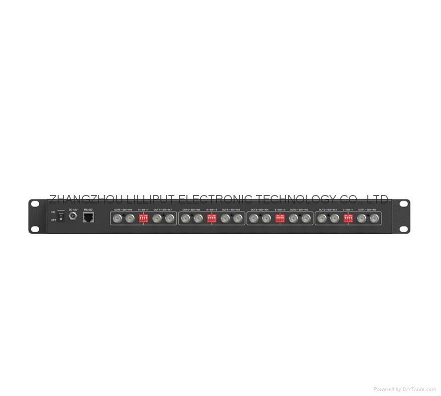 8*2‘’ 1RU Rack Mount Monitor RM-0208/S 3