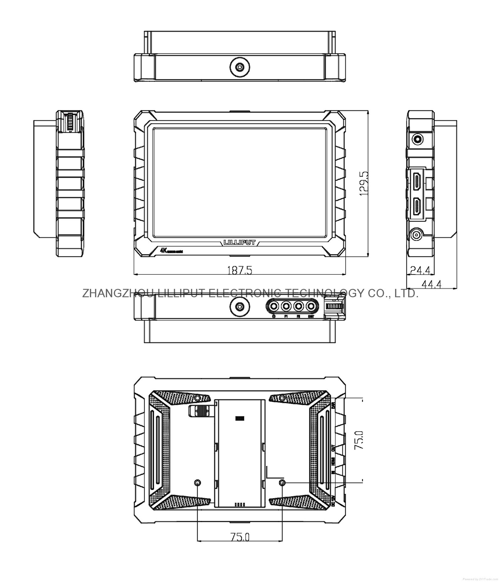 7" FHD HDMI Camera Monitor - A7S 2