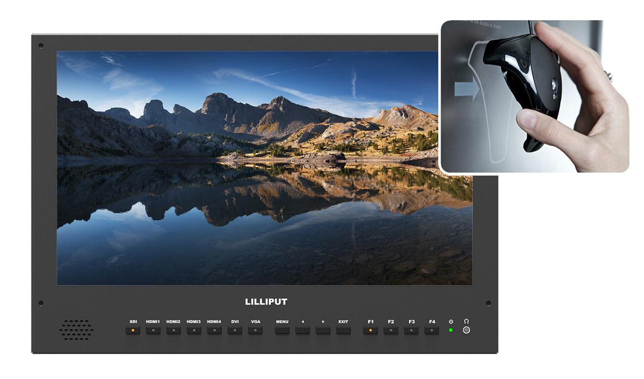 15.6” inch 4K resolution Broadcast Field Monitor with HDR, 3D-LUT & Color space  4