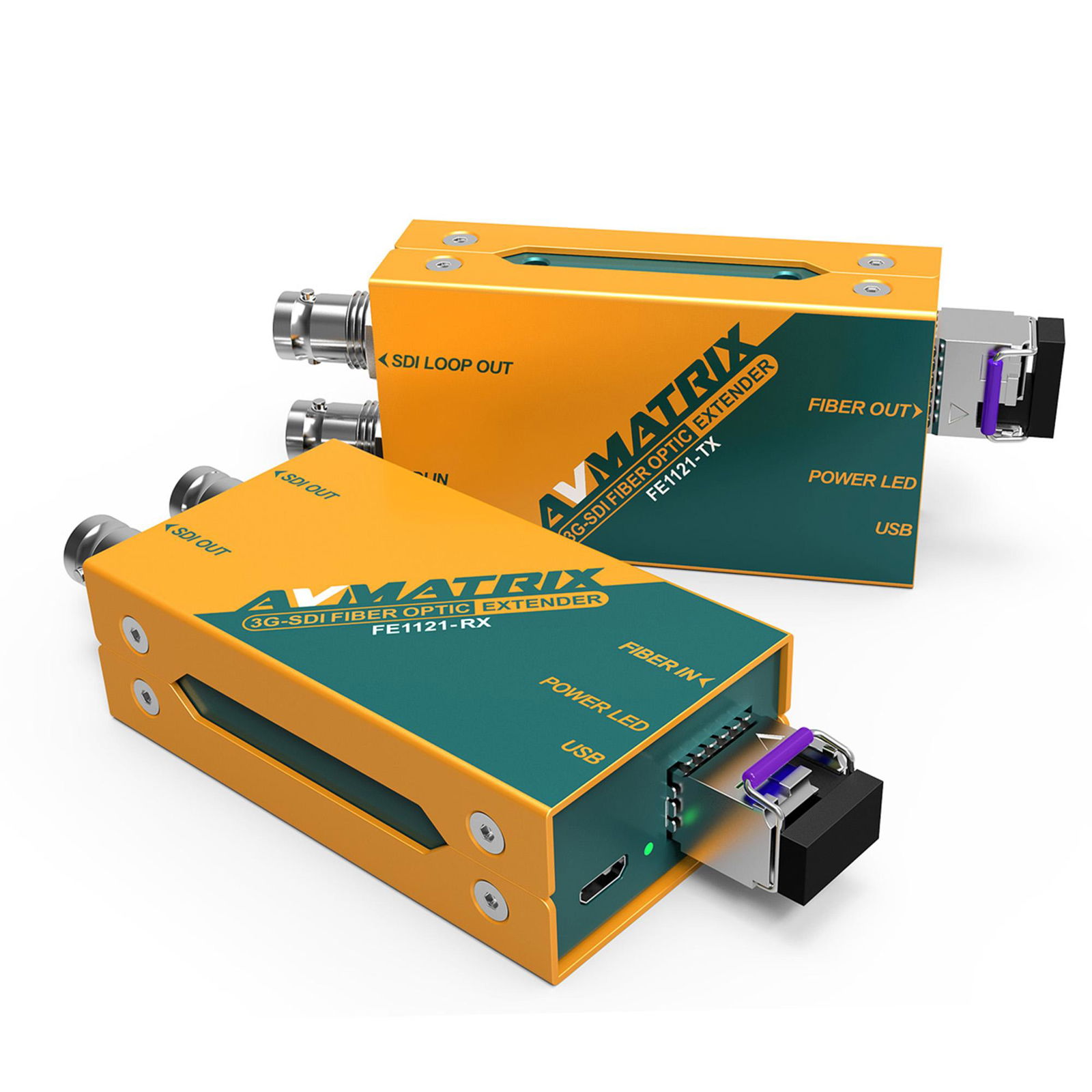 AVMATRIX 3G-SDI FIBER OPTIC EXTENDER