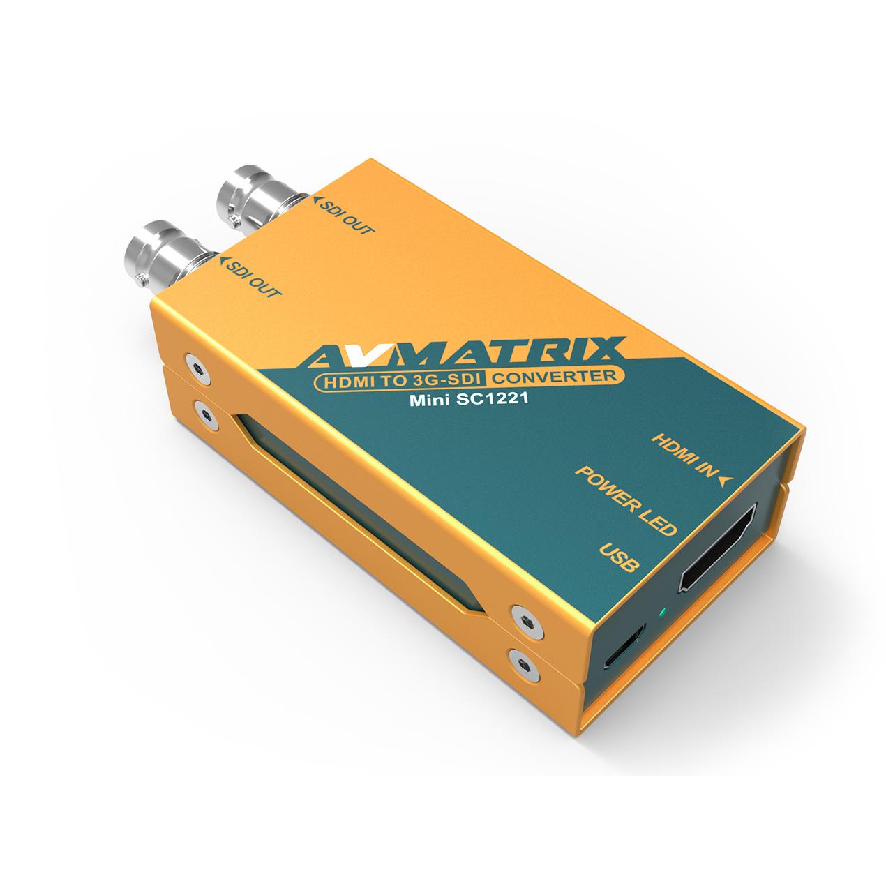 AVMATRIX HDMI to 3G-SDI Pocket-size broadcast Converter 1