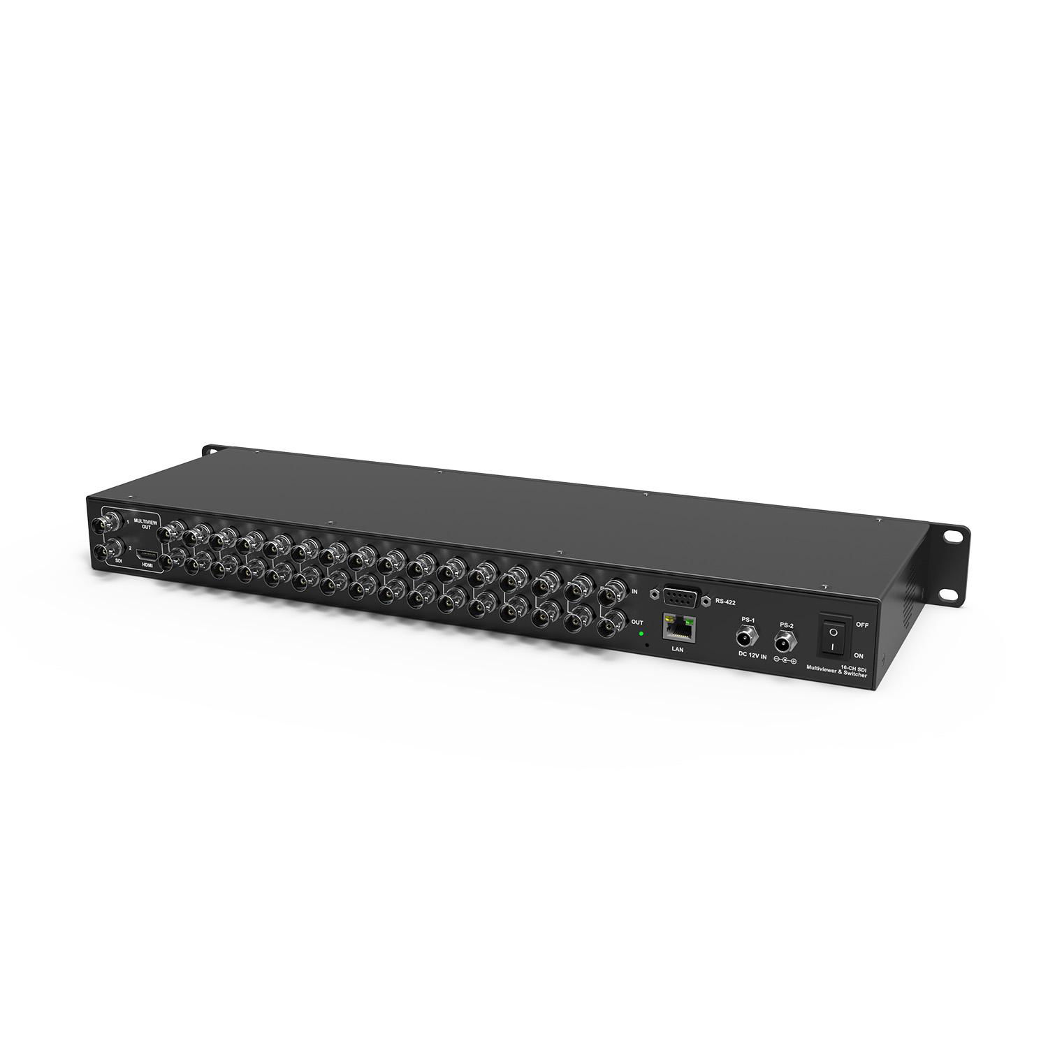 AVMATRIX 1RU 16-CH 3G-SDI multiviewer & 16×16 3G-SDI Matrix Switcher 4